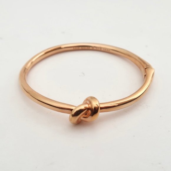 KATE SPADE Sailor's Knot hinged bangle bracelet rose gold - Picture 6 of 6